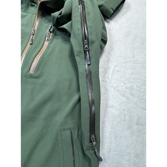 Flylow Softshell Technical Jacket Green Waterproof Breathable Stretch Shell XL - Picture 6 of 12
